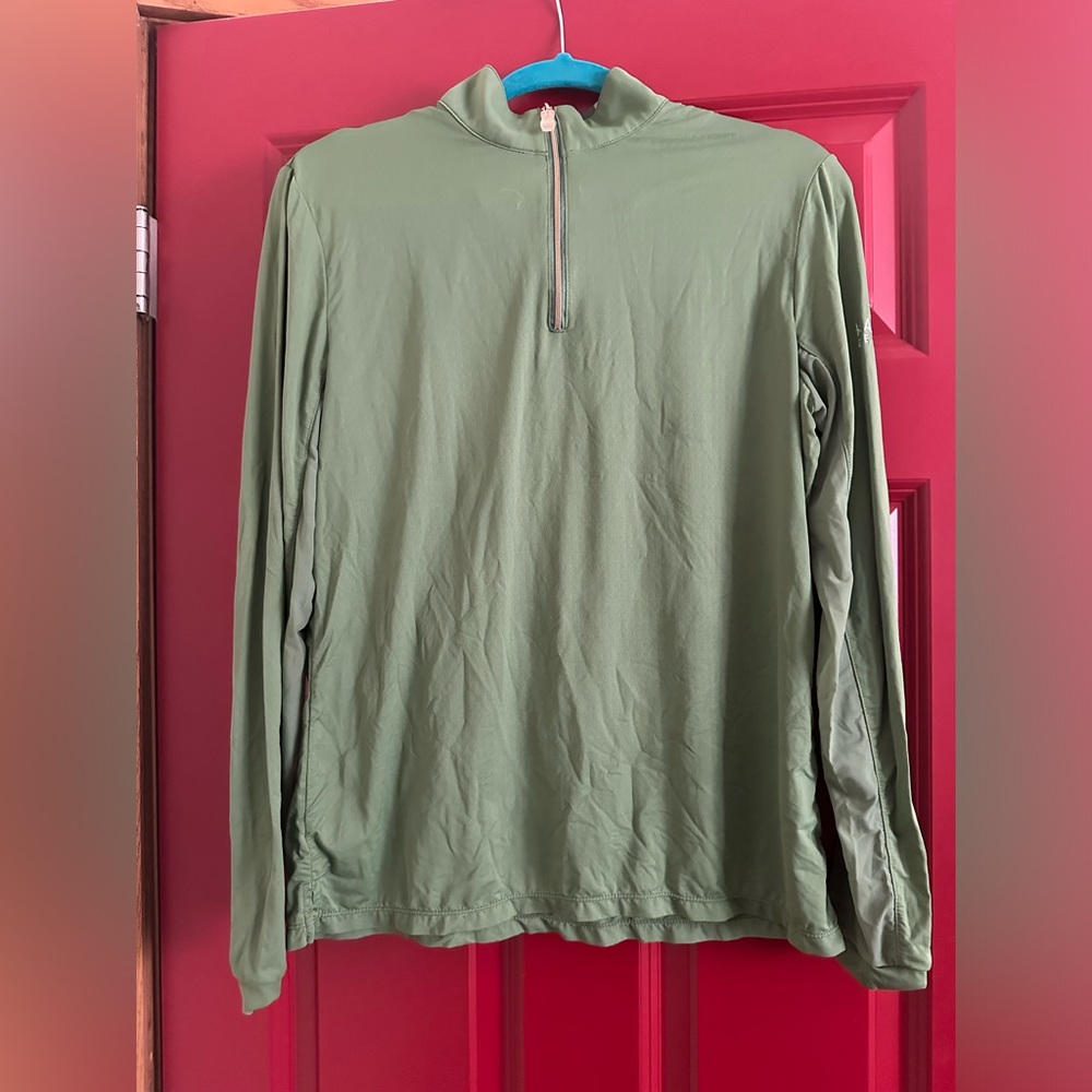 KASTEL DENMARK GREEN EQUESTRIAN RIDING TOP LONG SLEEVE